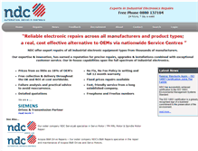 Tablet Screenshot of ndc-uk.com